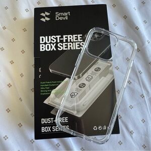 iPhone 16pro 2 smartdevil temper glasses and 1 Spigen clear case